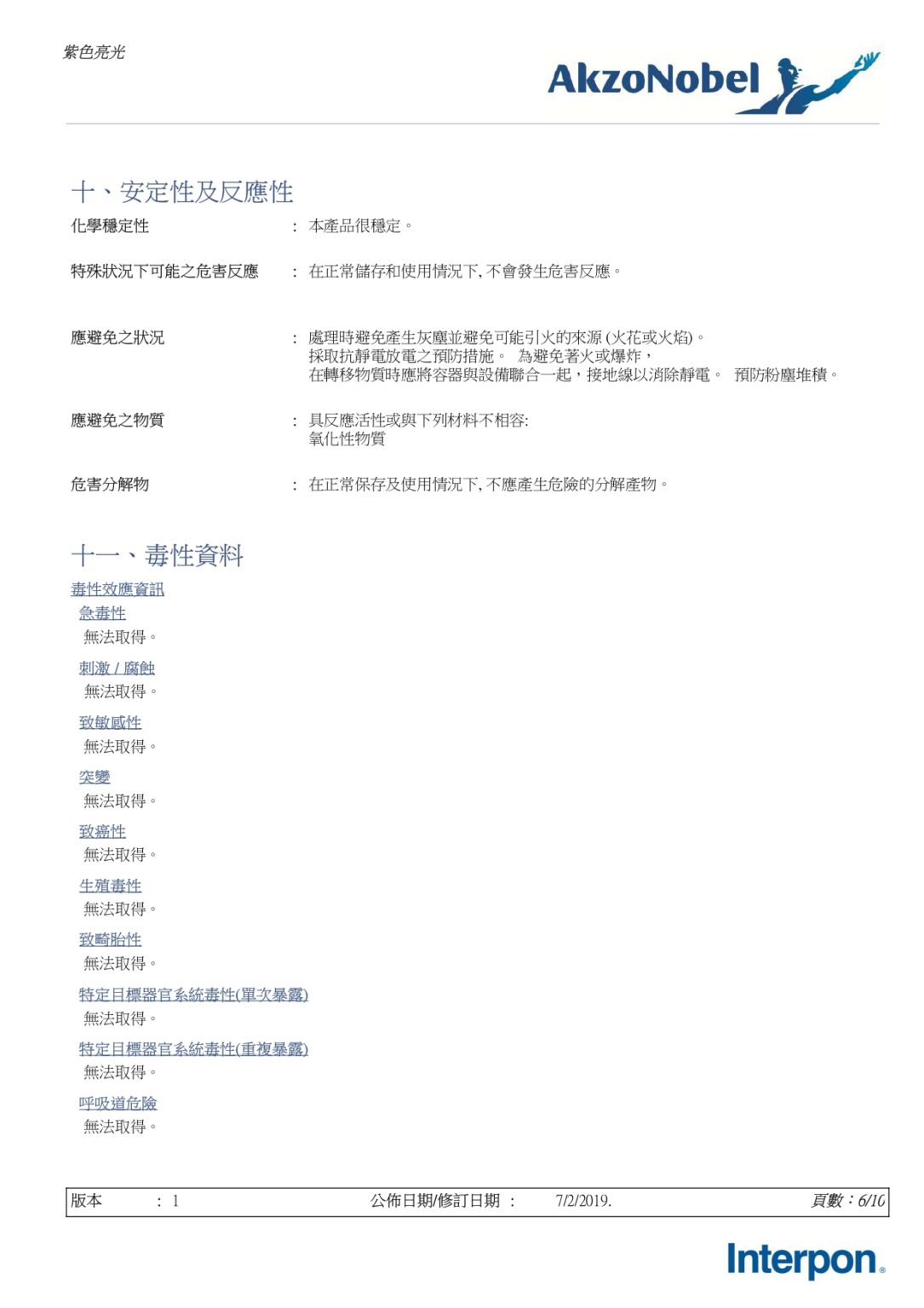 AkzoNobel中文安全資料表06