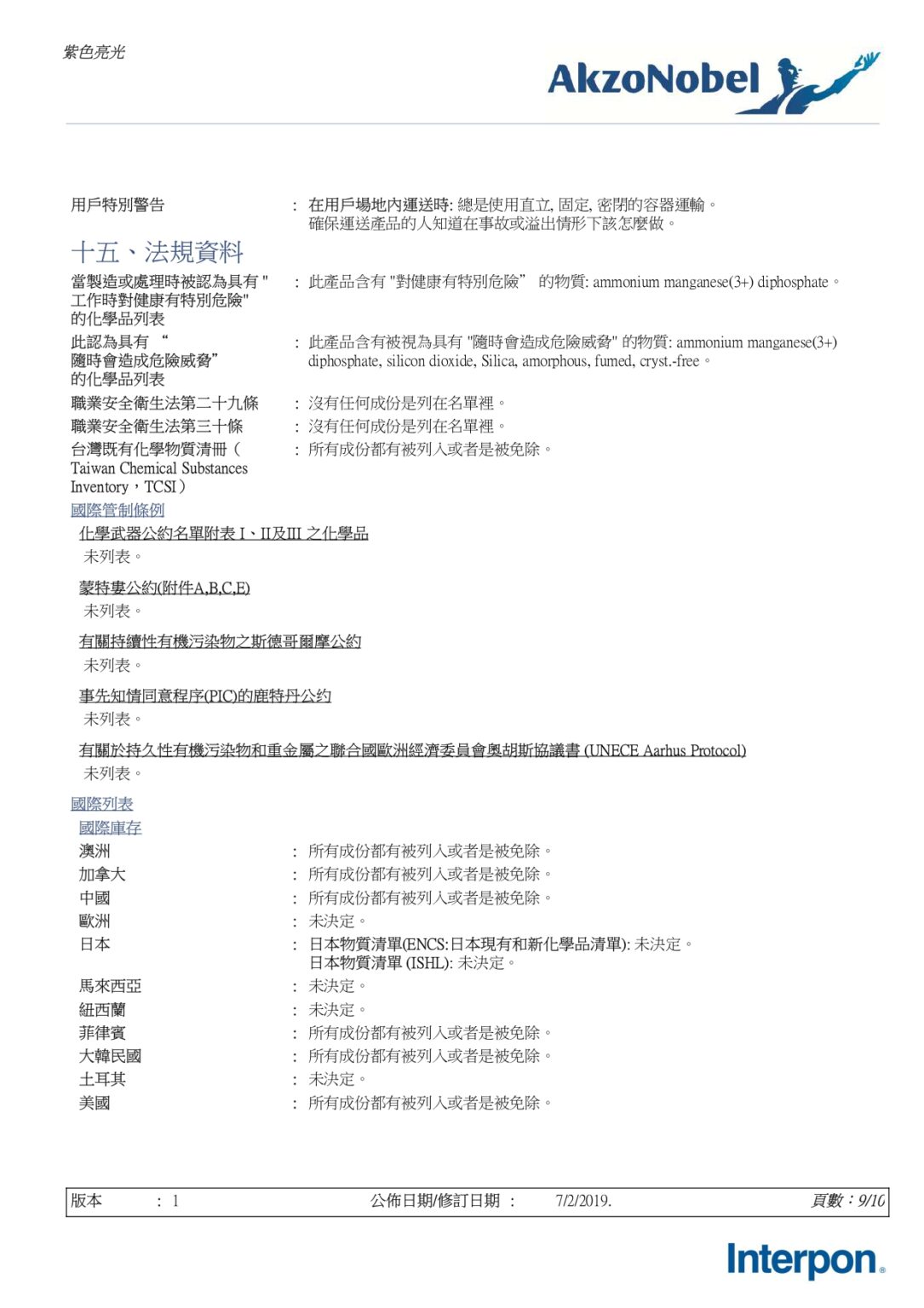 AkzoNobel中文安全資料表09