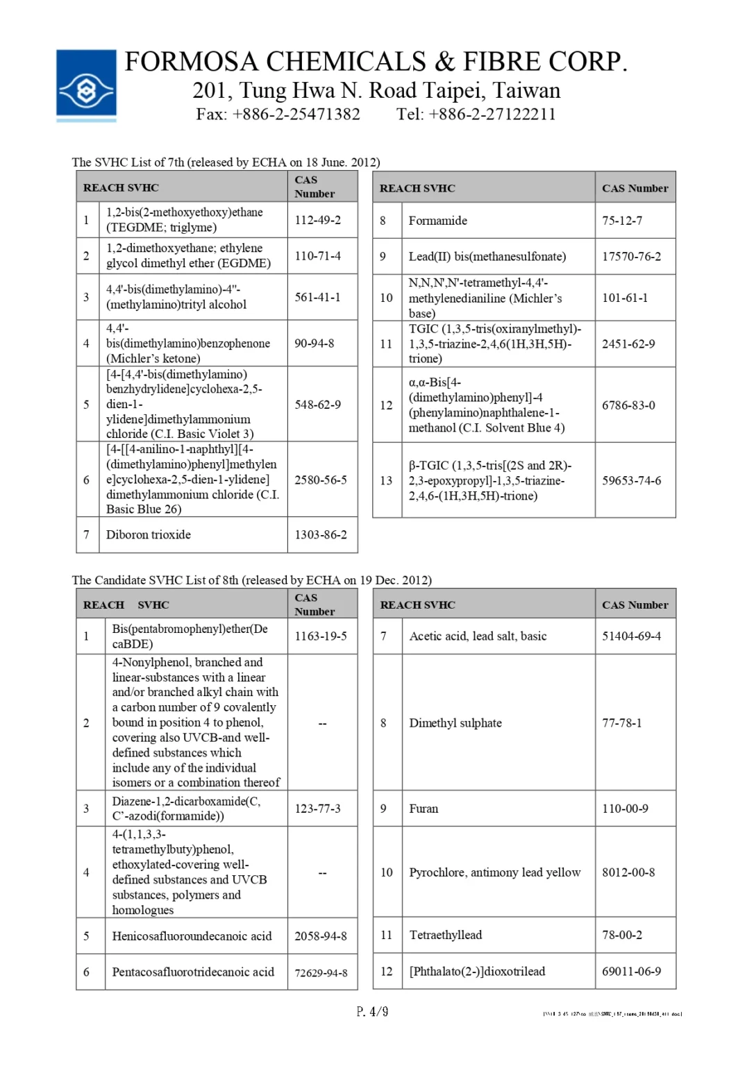台灣化學纖維產品安全證書04